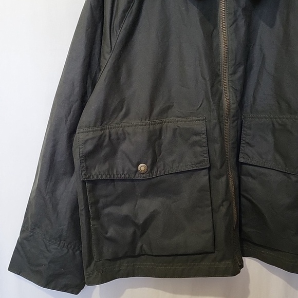 Unworn Barbour Croxdale Lightweight Waxed Cotton Jacket Archive Olive - Picture 6 of 14
